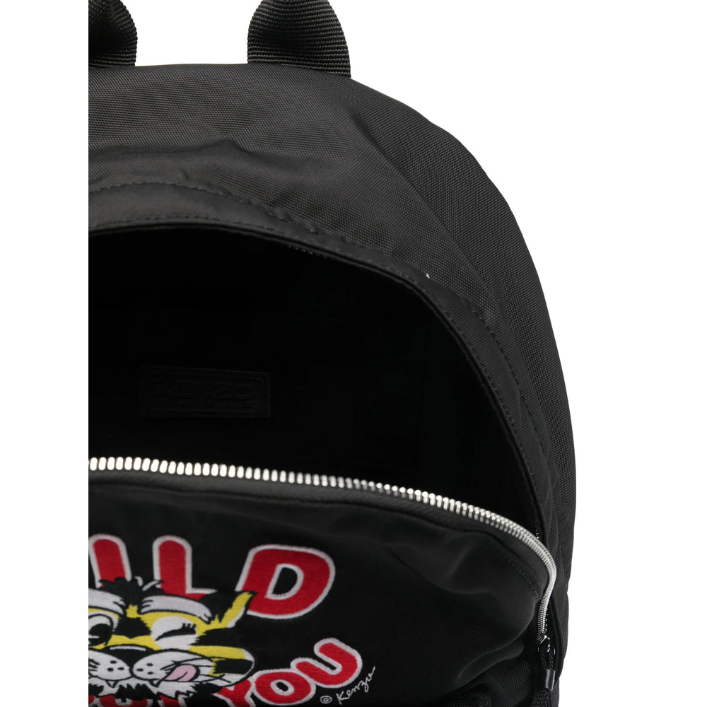 Kenzo Black Backpacks Men