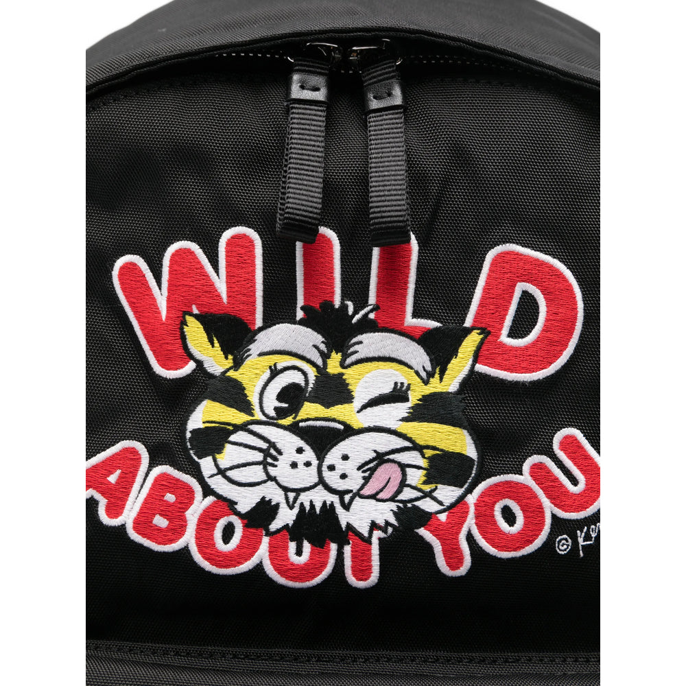 Kenzo Black Backpacks Men