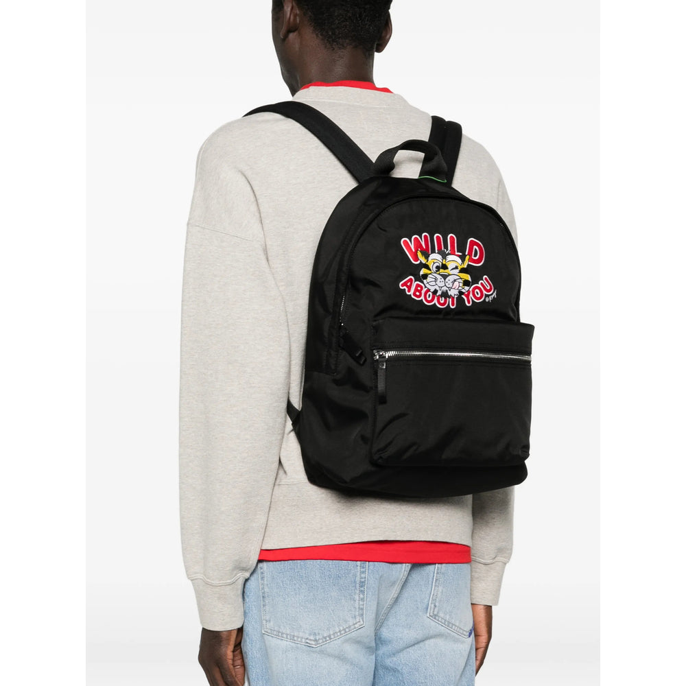 Kenzo Black Backpacks Men