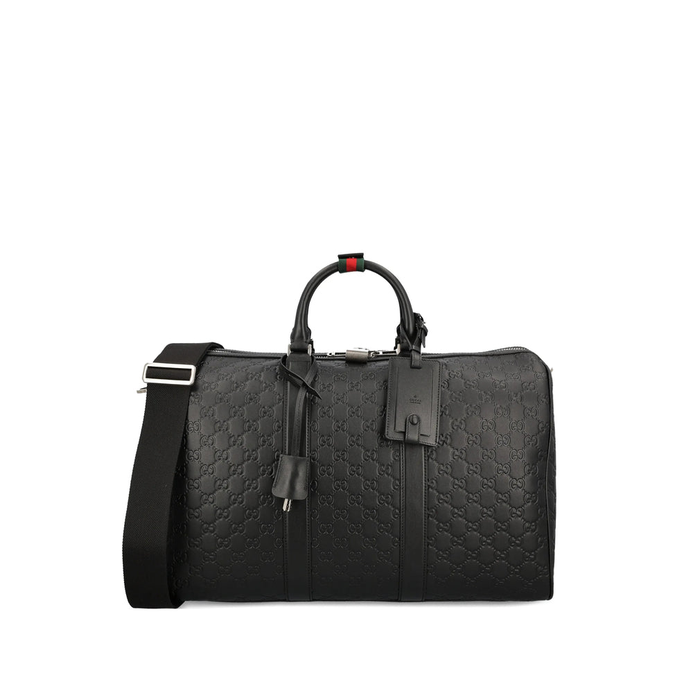 Gucci Black Luggage & Holdalls Men