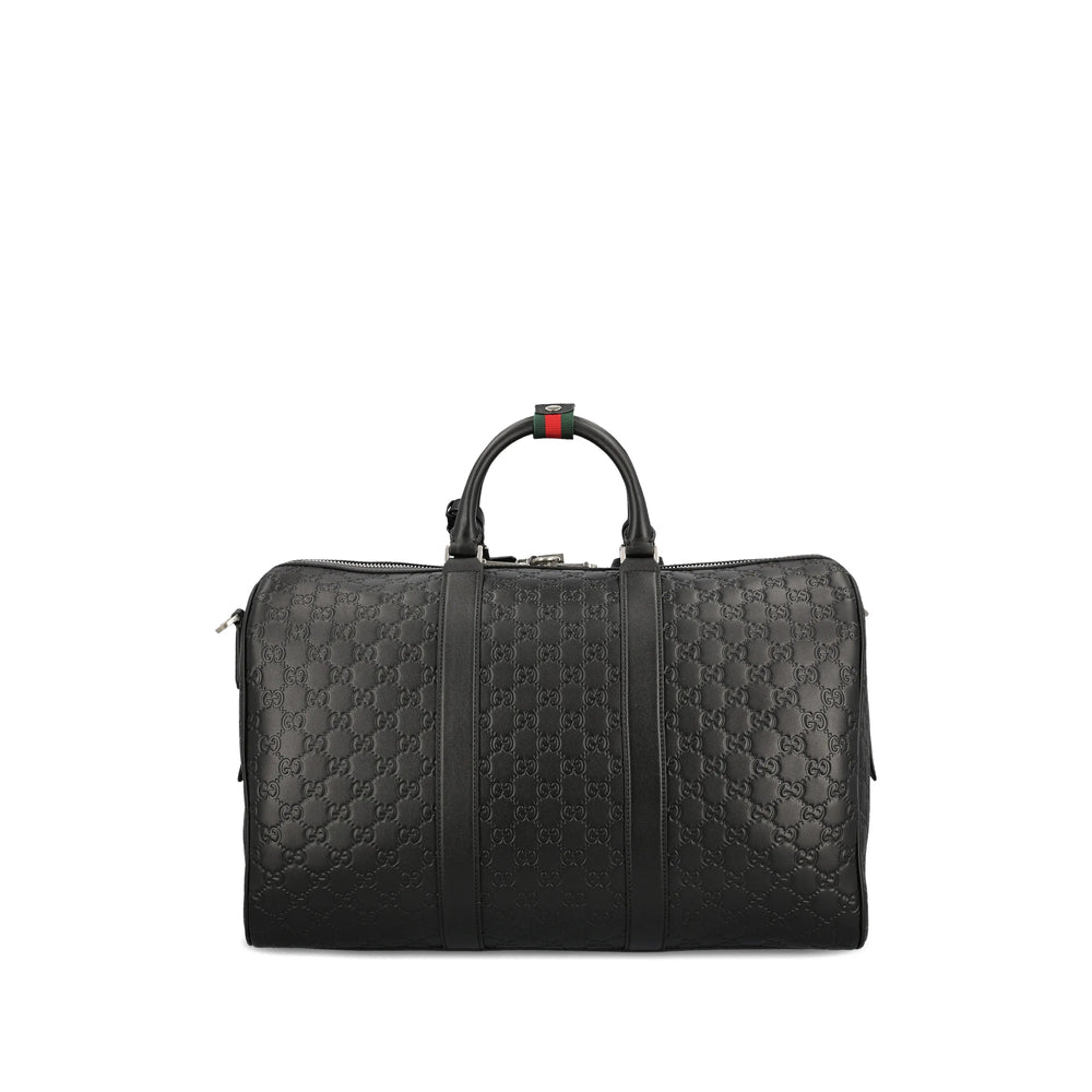 Gucci Black Luggage & Holdalls Men