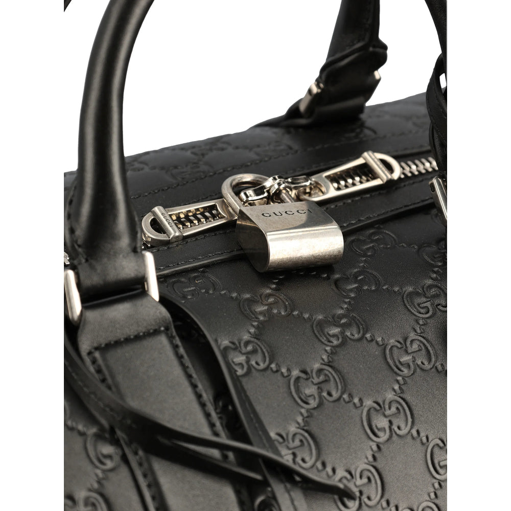 Gucci Black Luggage & Holdalls Men