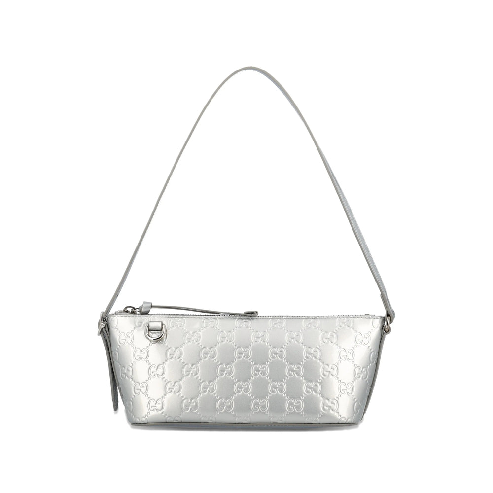 Gucci Silver Shoulder Bags Women