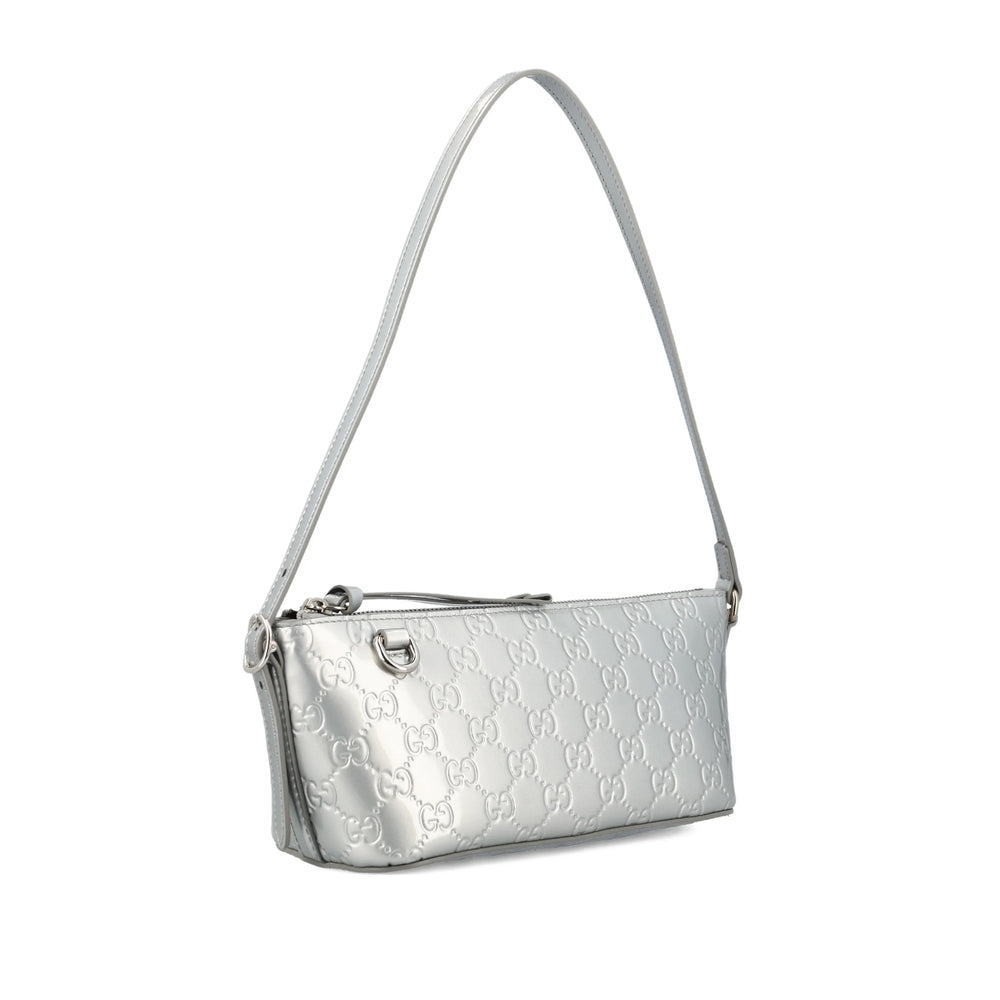 Gucci Silver Shoulder Bags Women