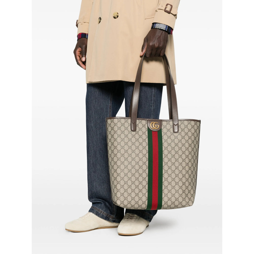 Gucci Neutrals Tote Bags Men