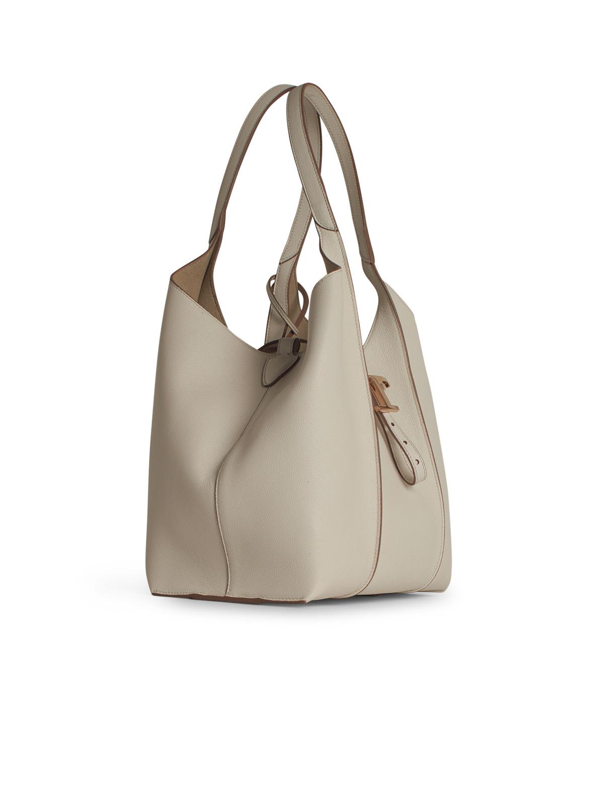 Tod's 'Timeless' White Leather Bag Women