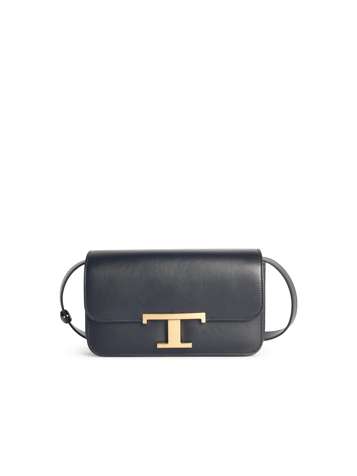 Tod's Black Leather Bag Women