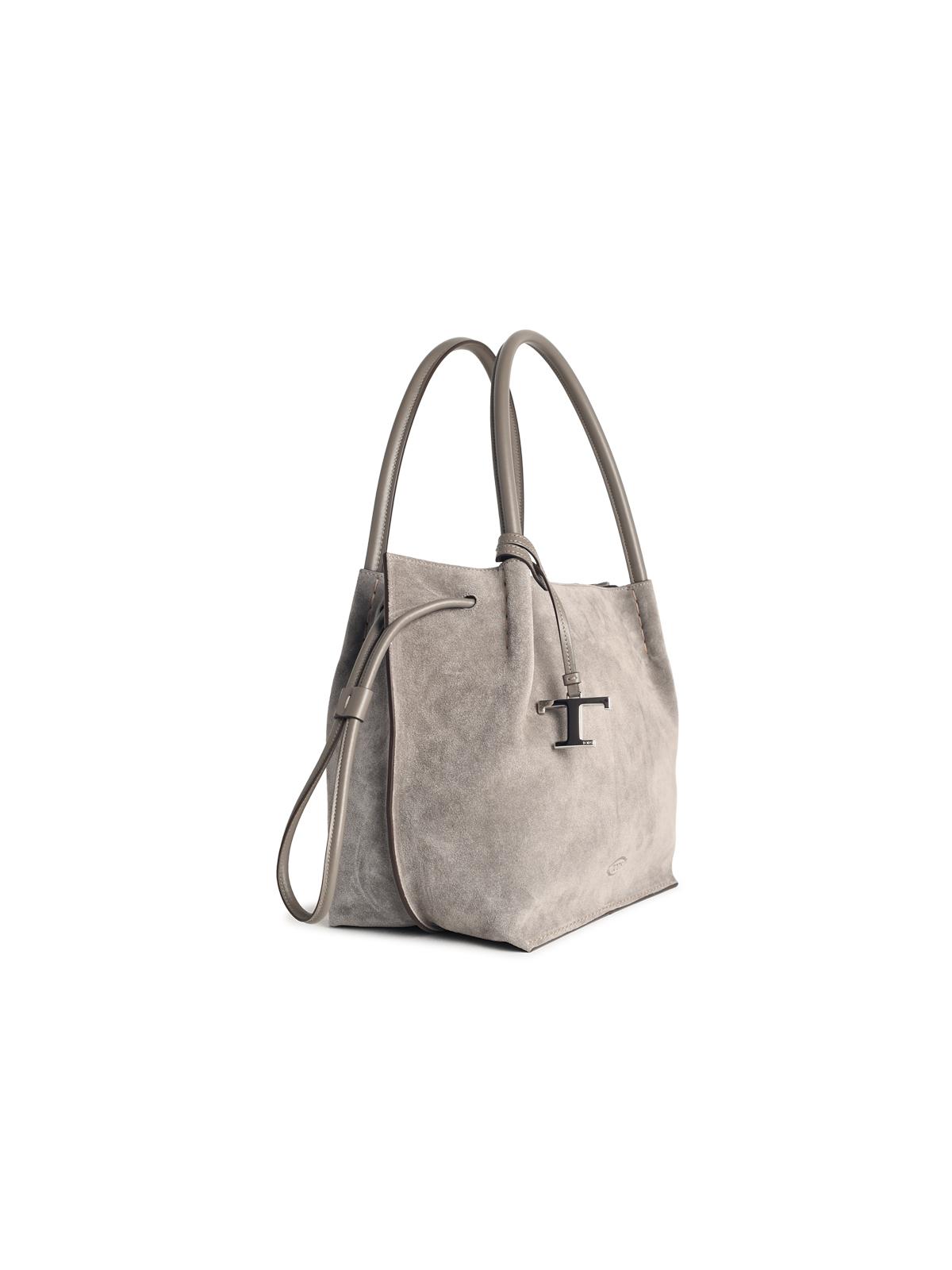 Tod's Grey Suede Bag Women