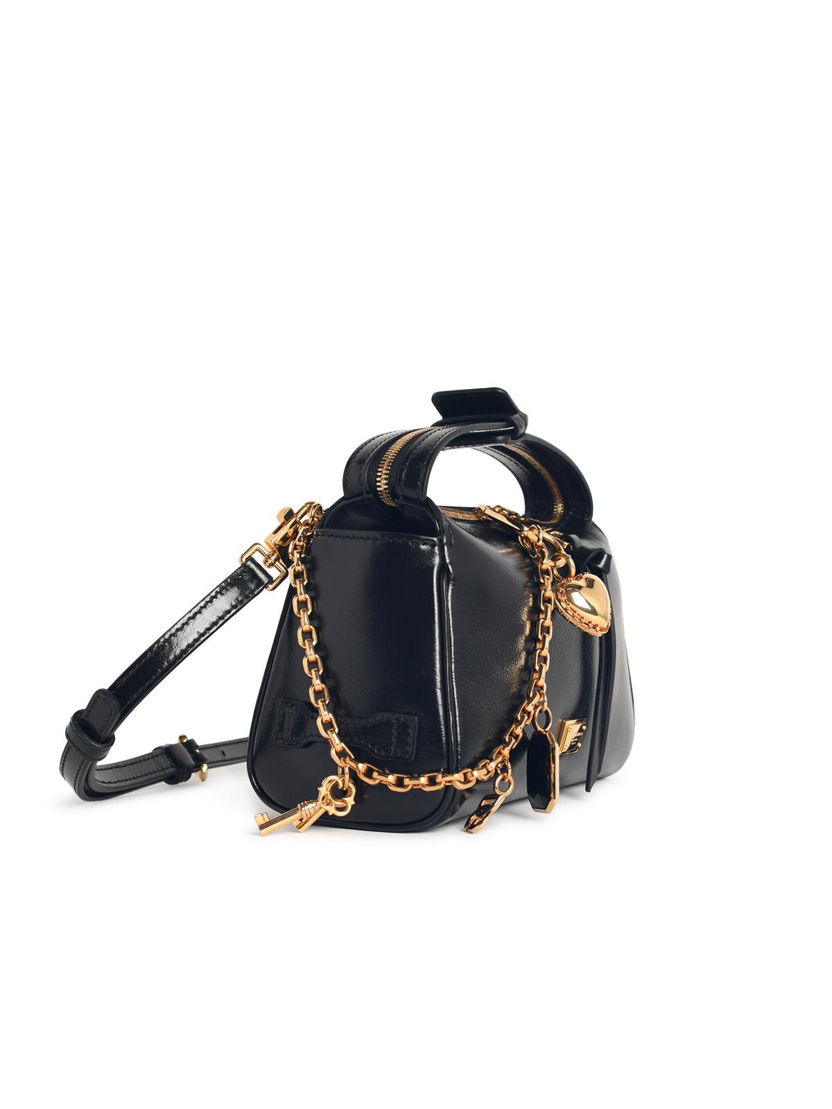 Dolce & Gabbana 'Vittoria' Black Leather Handbag Women