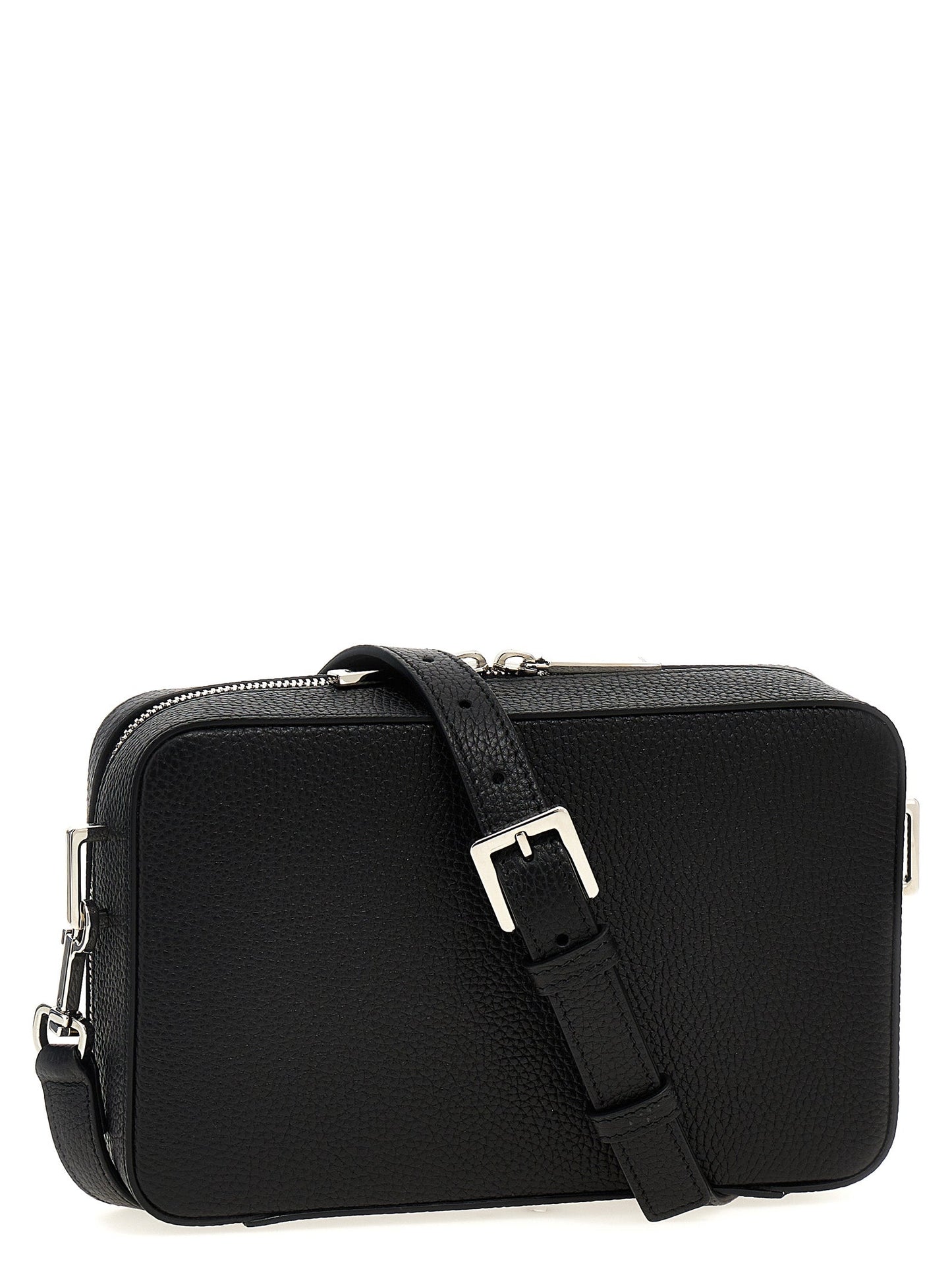 Gucci Men Logo Leather Shoulder Strap