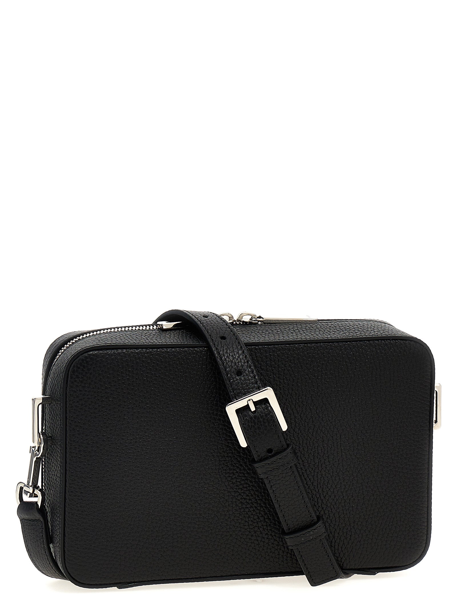 Gucci Men Logo Leather Shoulder Strap