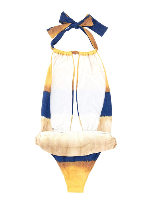 Alberta Ferretti Women One Piece Swimsuit With Tie Dye Print