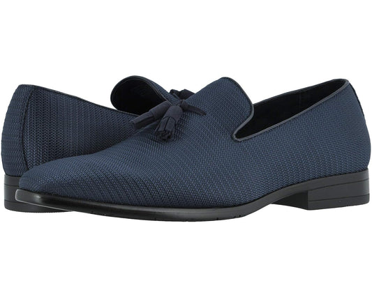 Men's Stacy Adams Tazewell Plain Toe Slip-On Navy