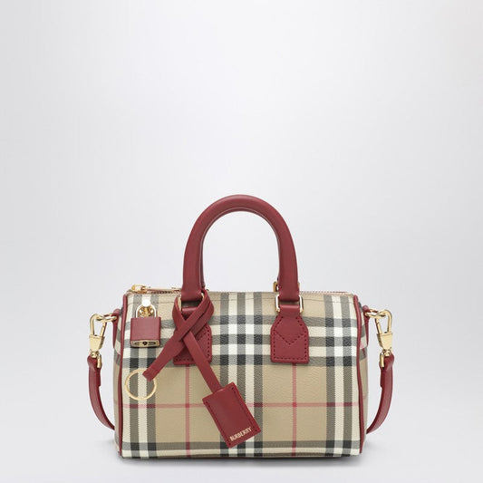Burberry Mini Check Bowling Bag Women