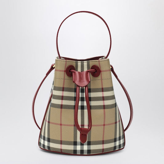 Burberry Check Mini Bucket Bag Women
