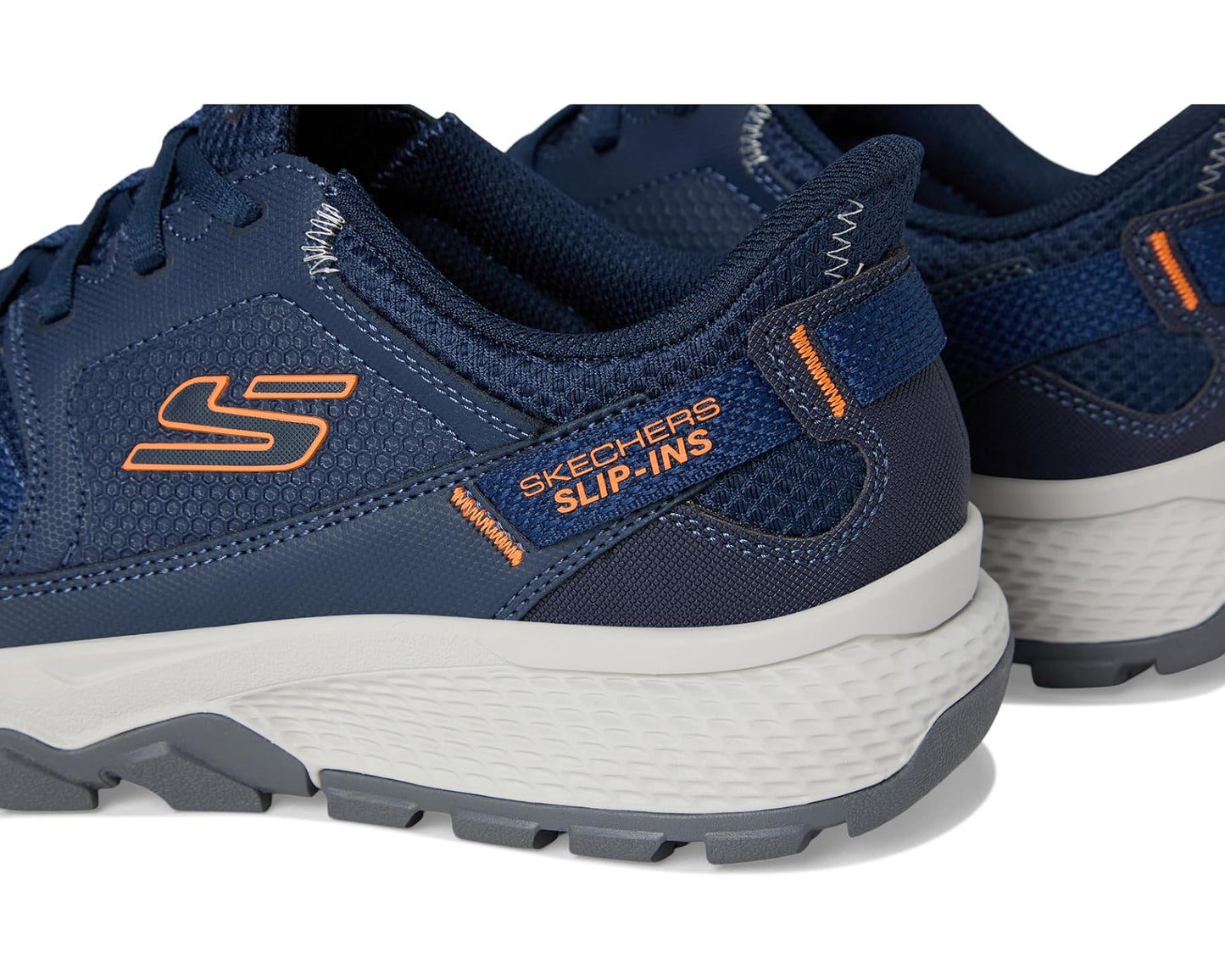 Men's SKECHERS Dynamite AT Escapar Hands Free Slip-in Navy/Orange