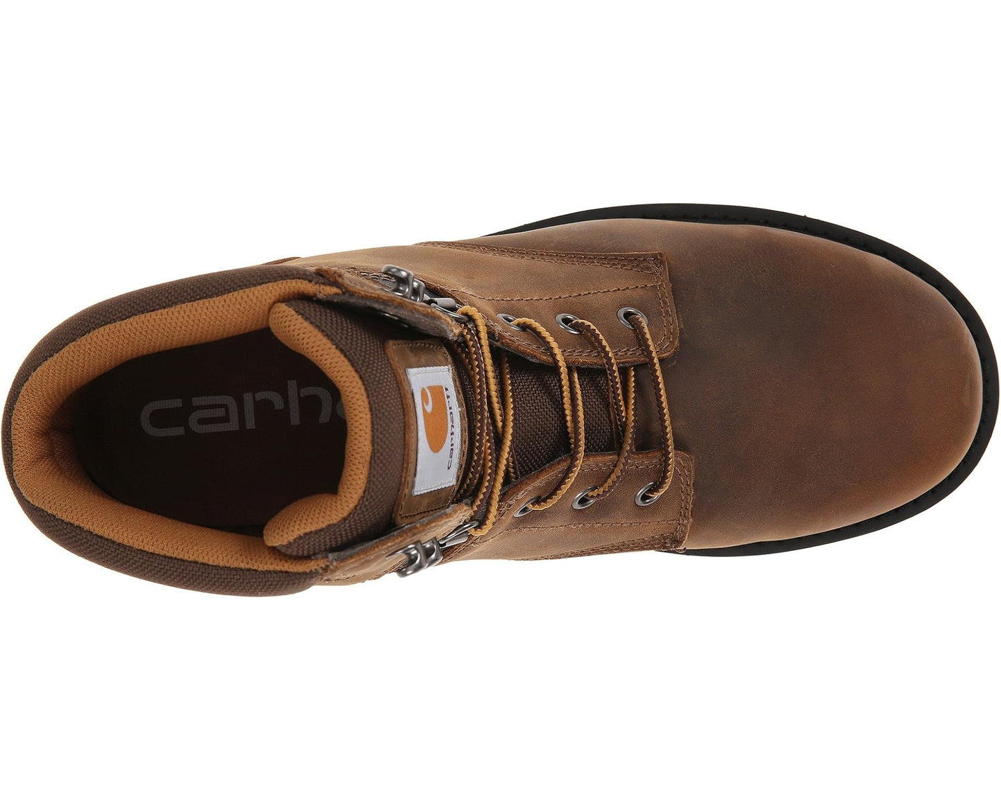 Men's Carhartt Traditional Welt 6 Work Boots Crazy Horse Brown Leather