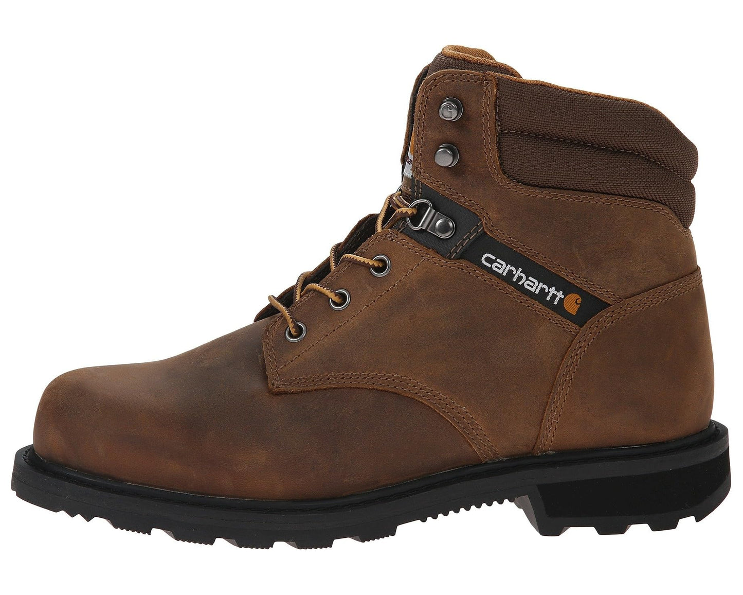 Men's Carhartt Traditional Welt 6 Work Boots Crazy Horse Brown Leather