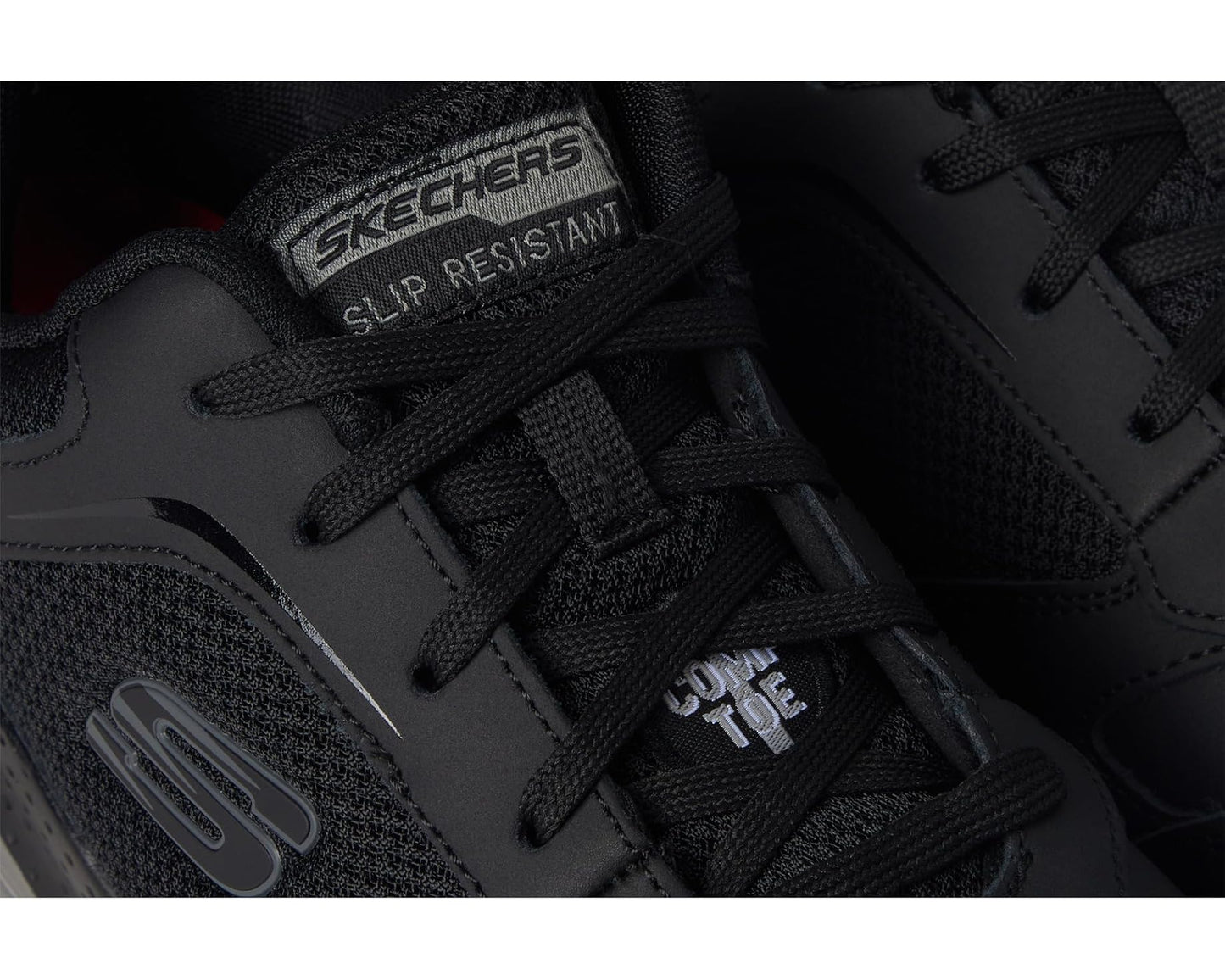 Men's SKECHERS Work Arch Fit SR Comp Toe Black/Charcoal