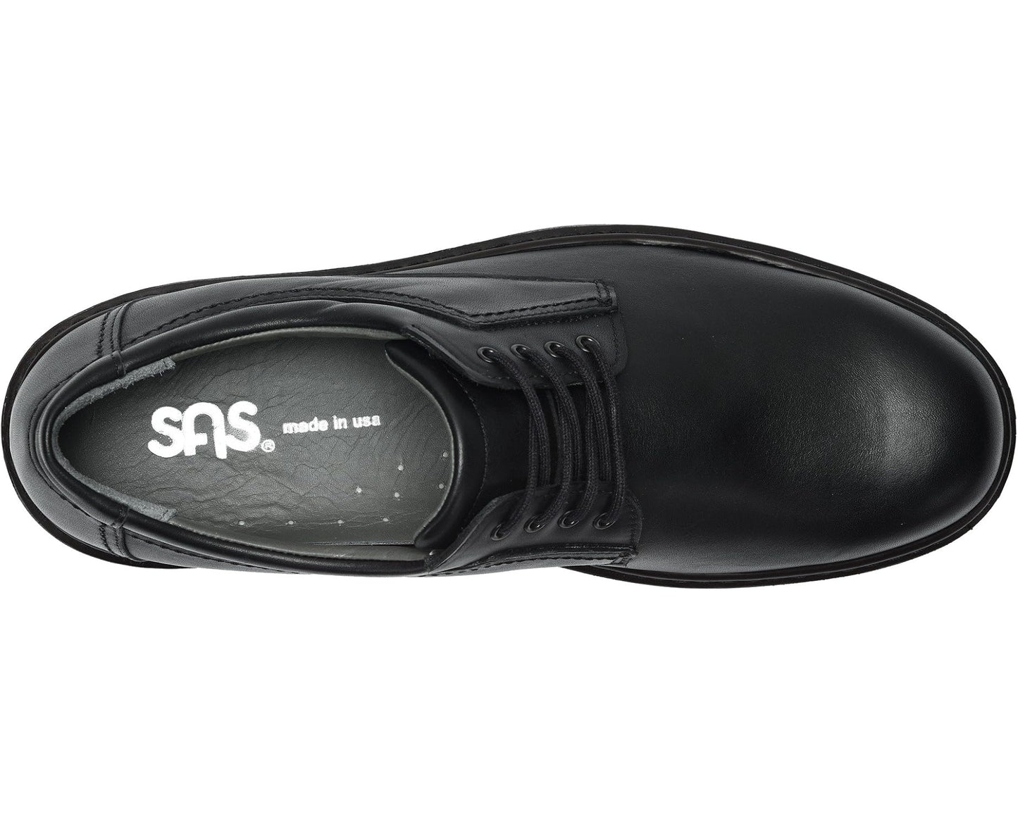 Men's SAS Aden Lace Up Comfort Oxford Black