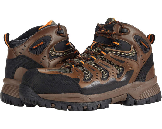 Men's Propet Sentry Worker Brown/Orange