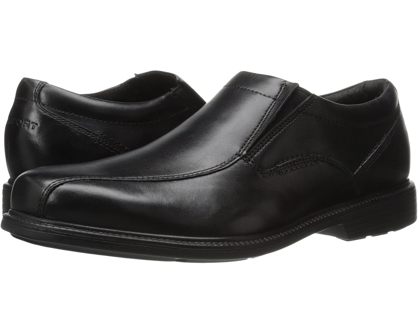 Men's Rockport Charles Road Slip-On Black Leather