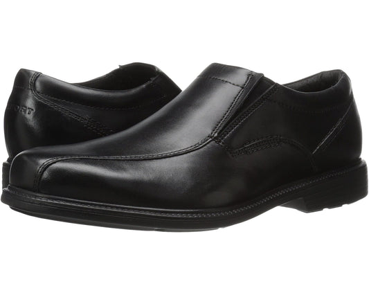 Men's Rockport Charles Road Slip-On Black Leather