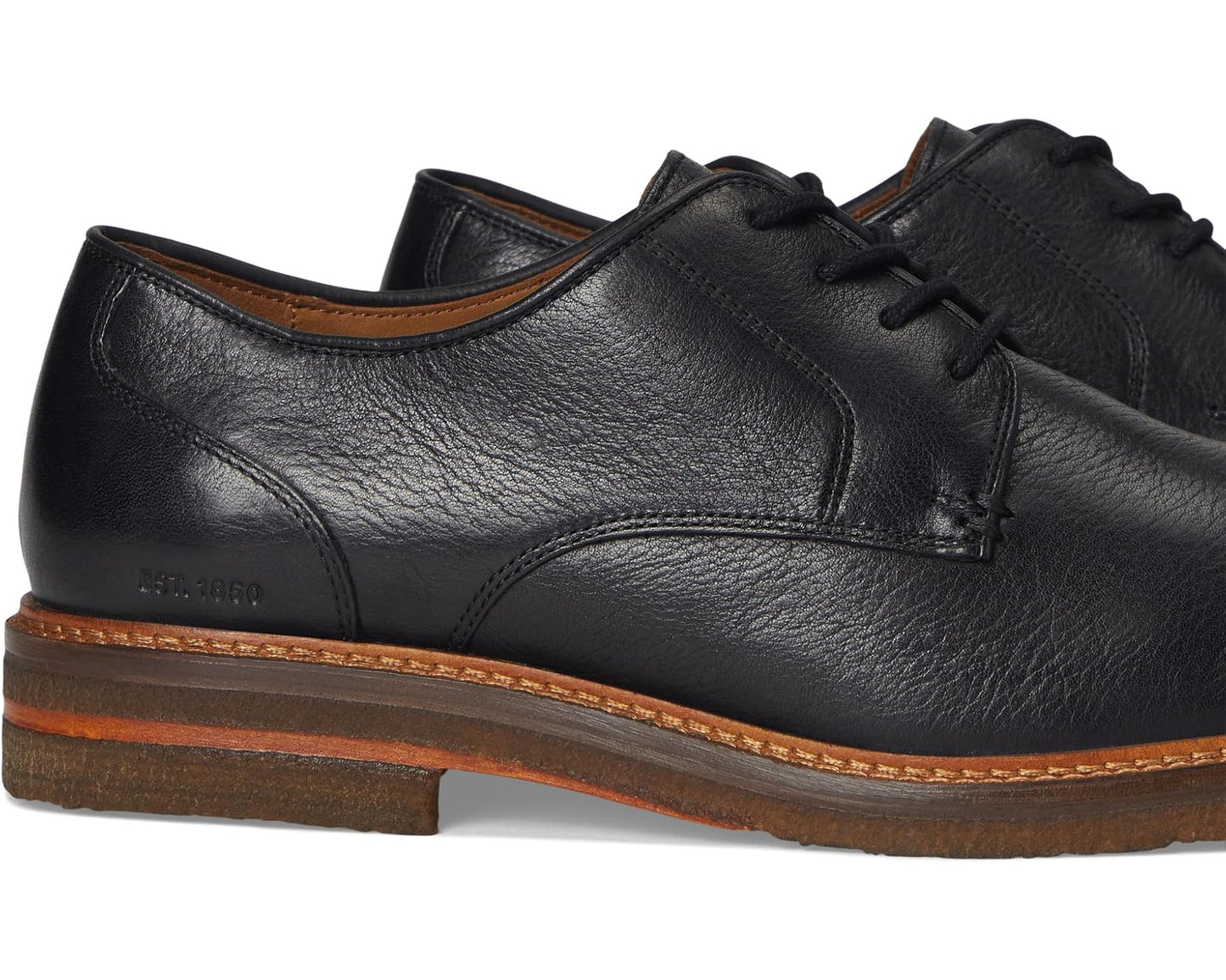 Men's Johnston & Murphy Calder Plain Toe Black Full Grain