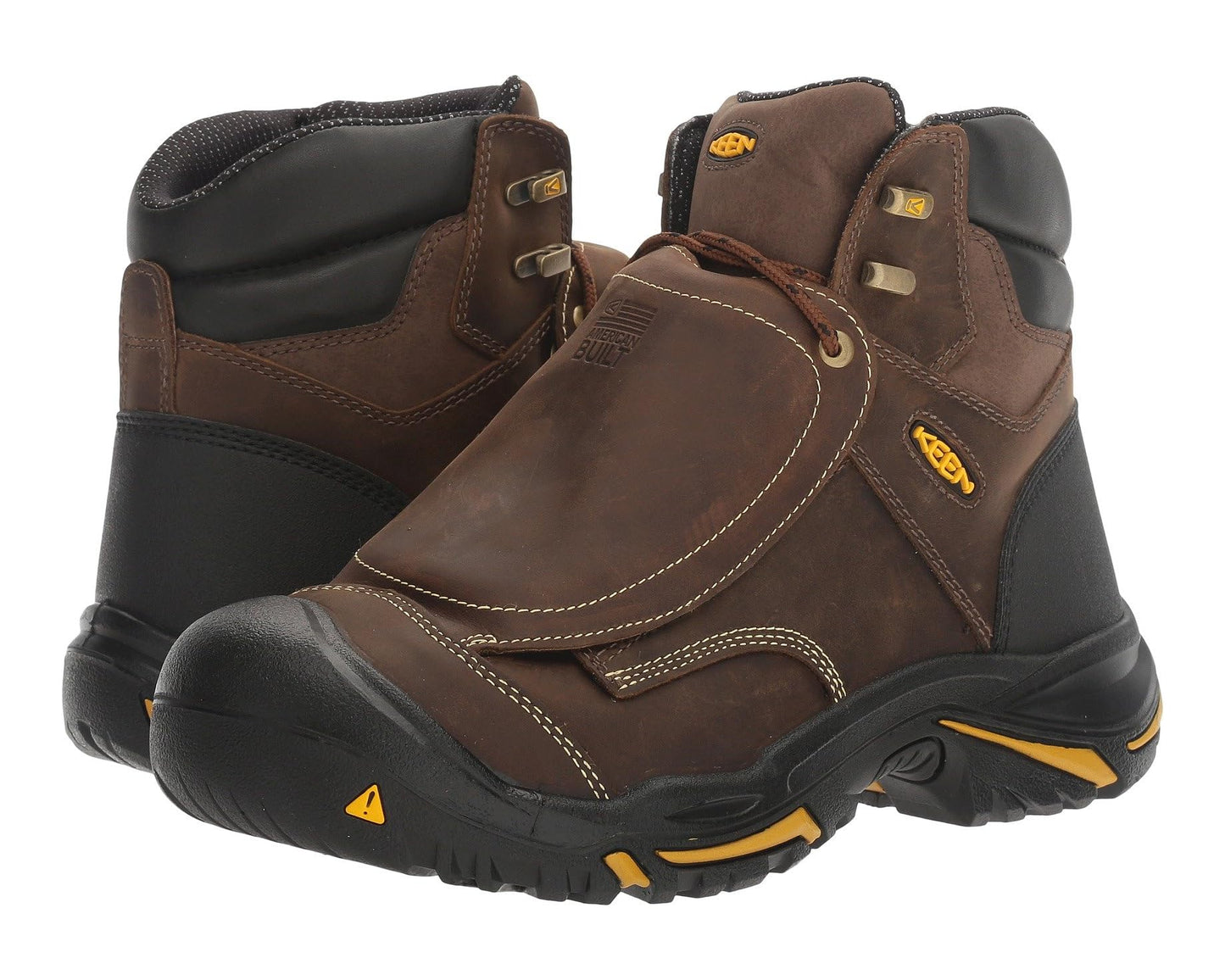 Men's KEEN Utility Mt. Vernon 6 External Met (Steel Toe) Cascade Brown/Tawney Olive