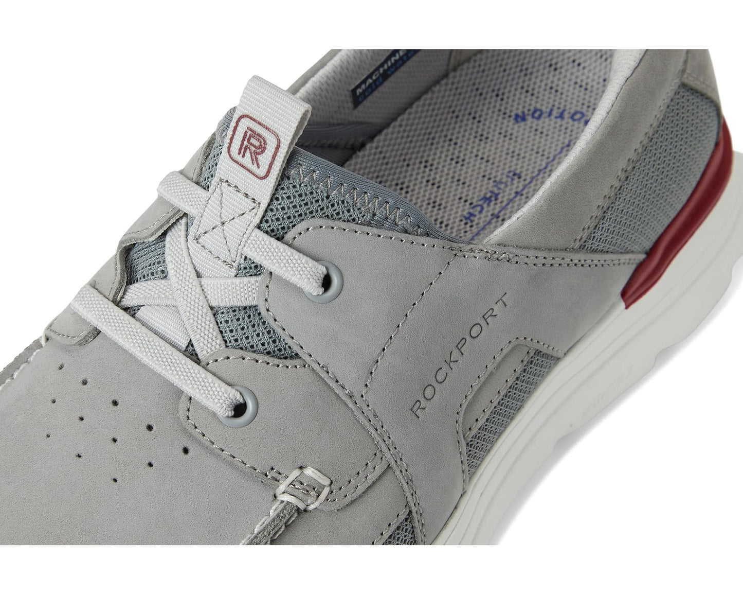 Men's Rockport Seadon Light Grey Nubuck