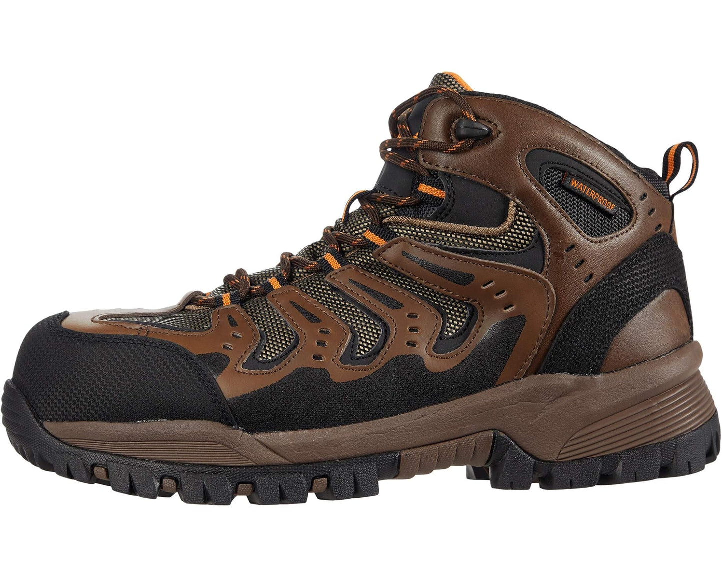 Men's Propet Sentry Worker Brown/Orange