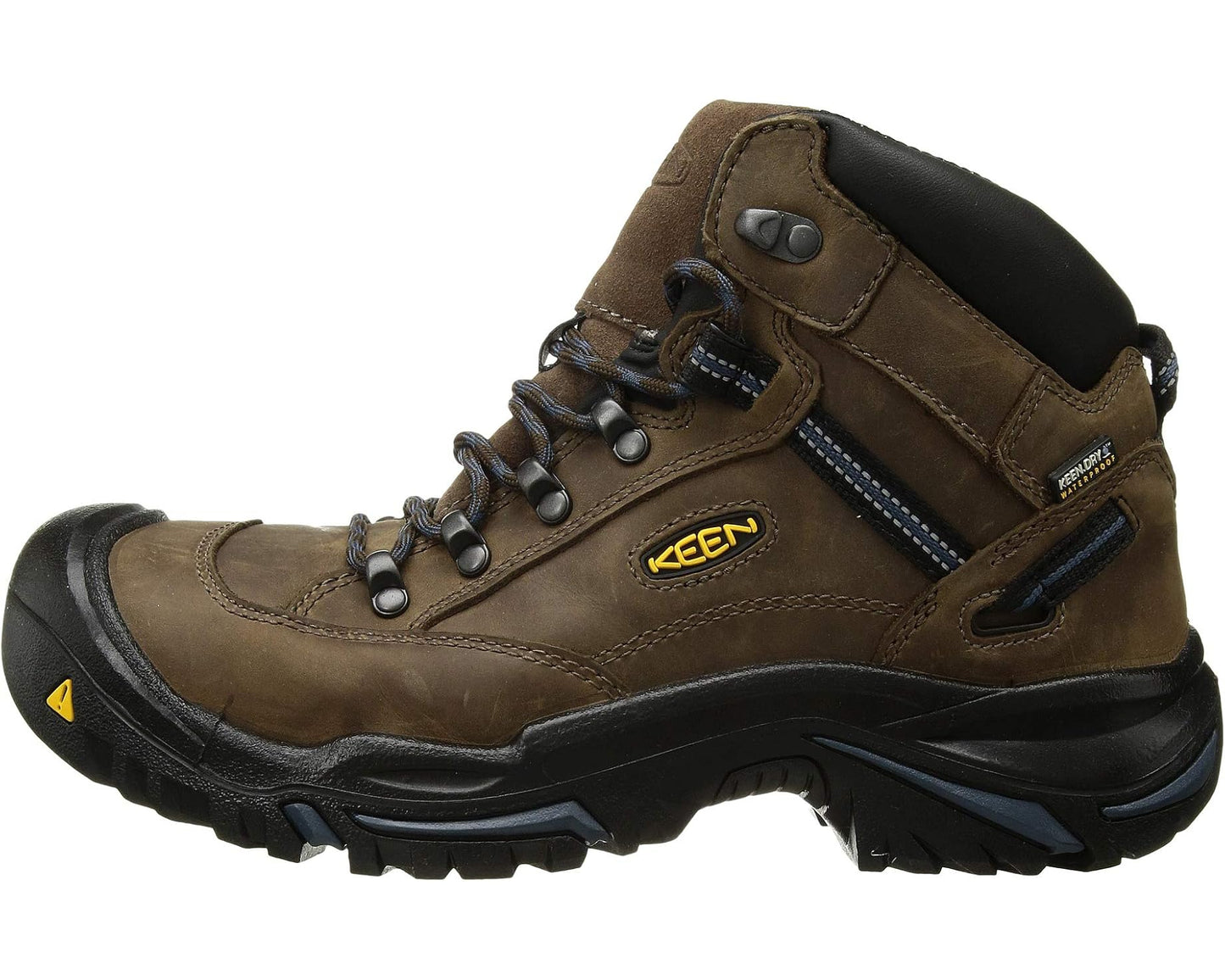 Men's KEEN Utility Braddock Mid AL Waterproof (Steel Toe) Bison/Ensign Blue