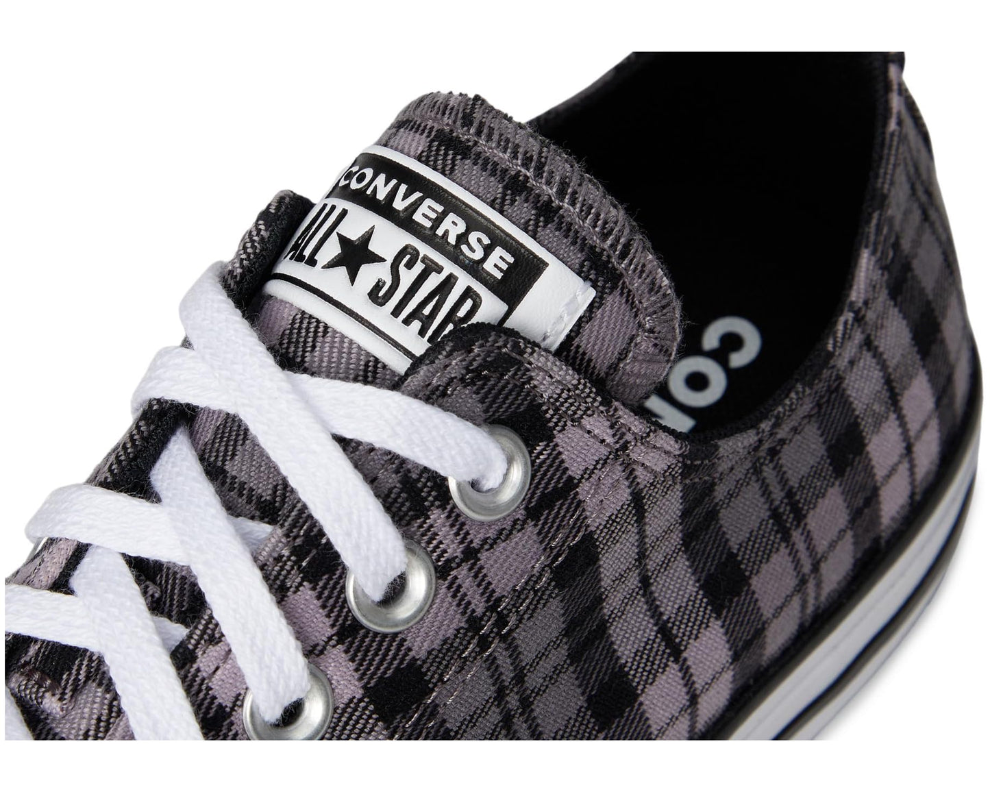 Unisex Converse Chuck Taylor All Star Plaid Black/Altitude Lilac/White