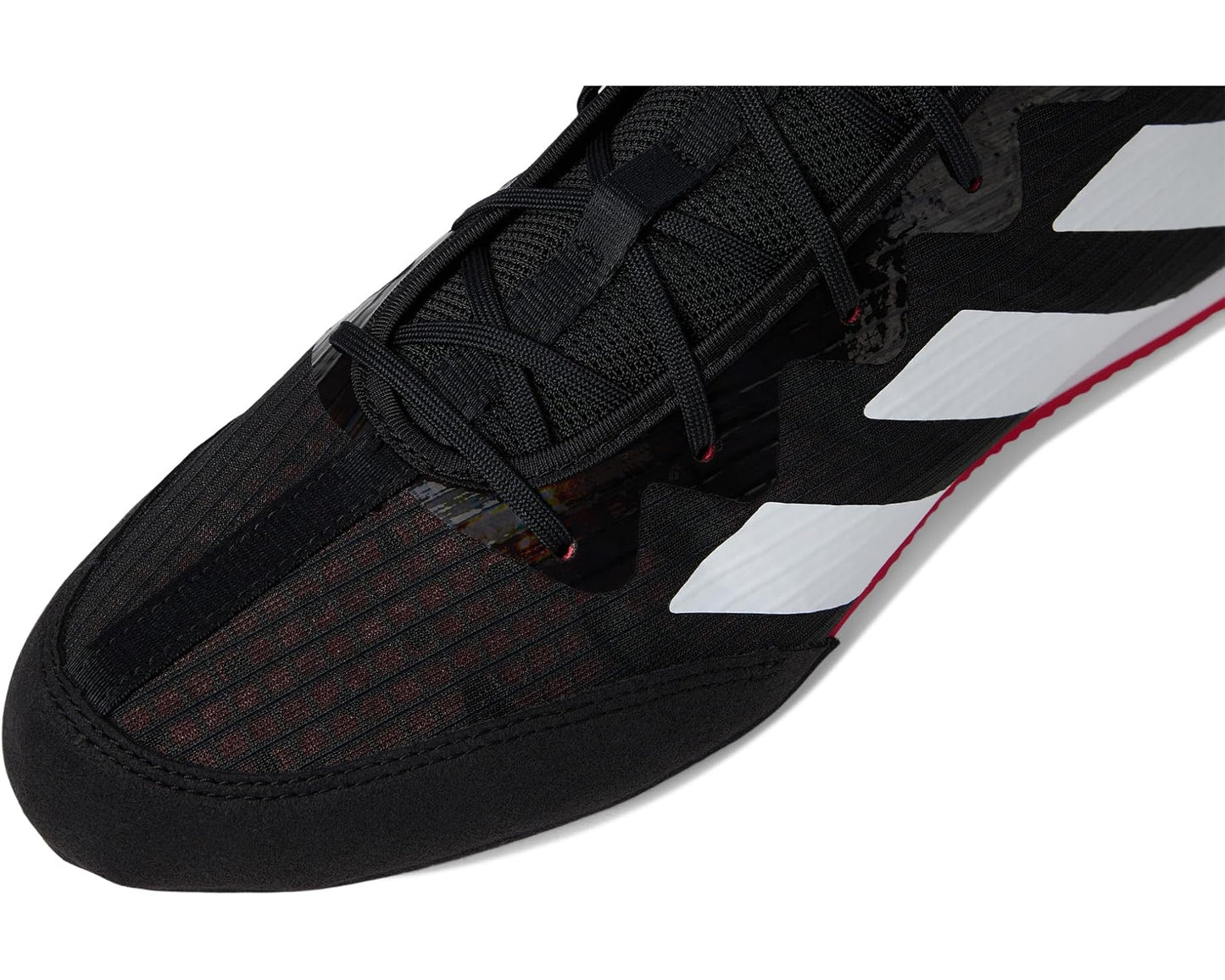 Unisex adidas Box Hog 4 Black/White/Pure Ruby