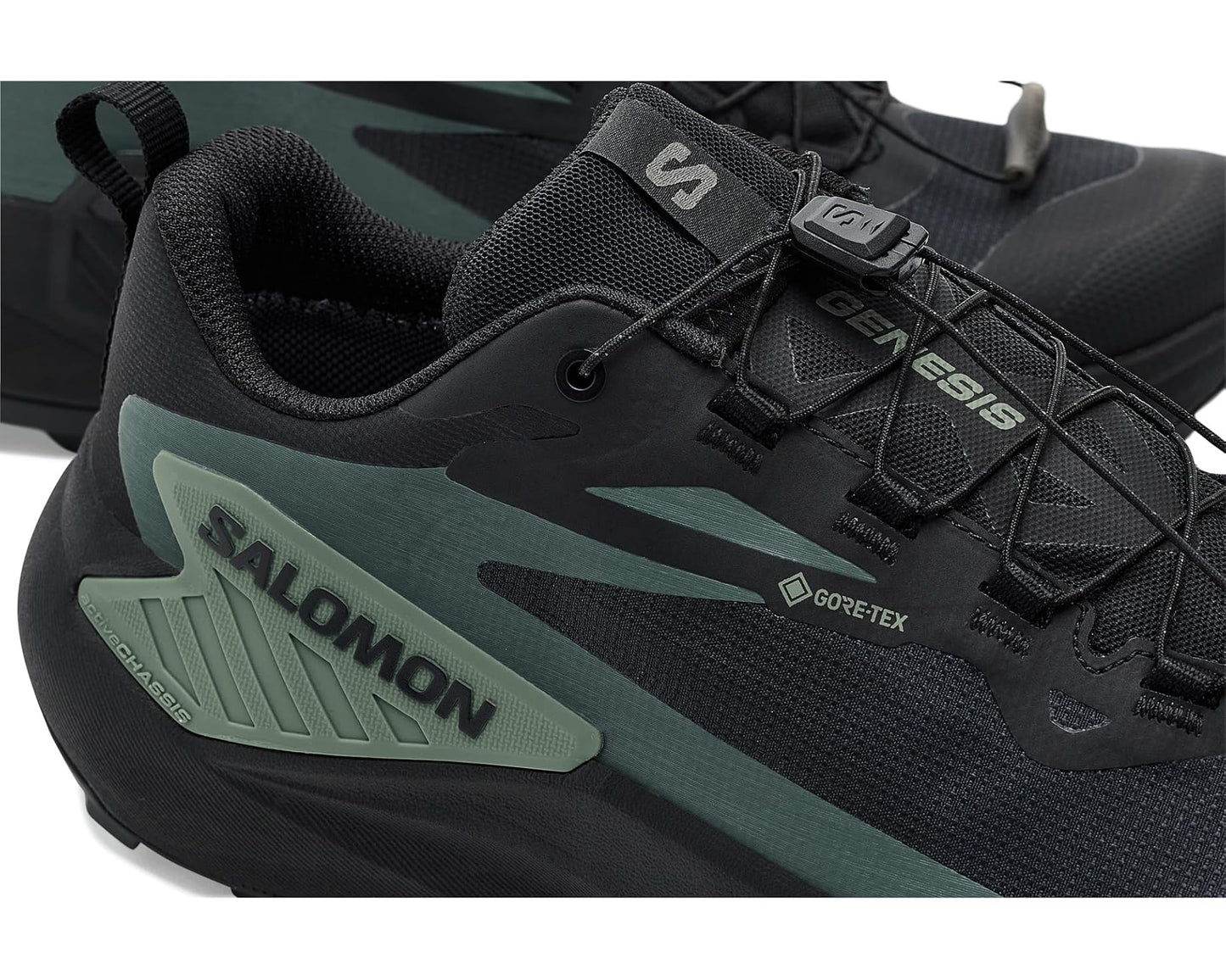 Men's Salomon Genesis Black/Agave Green/Urban Chic