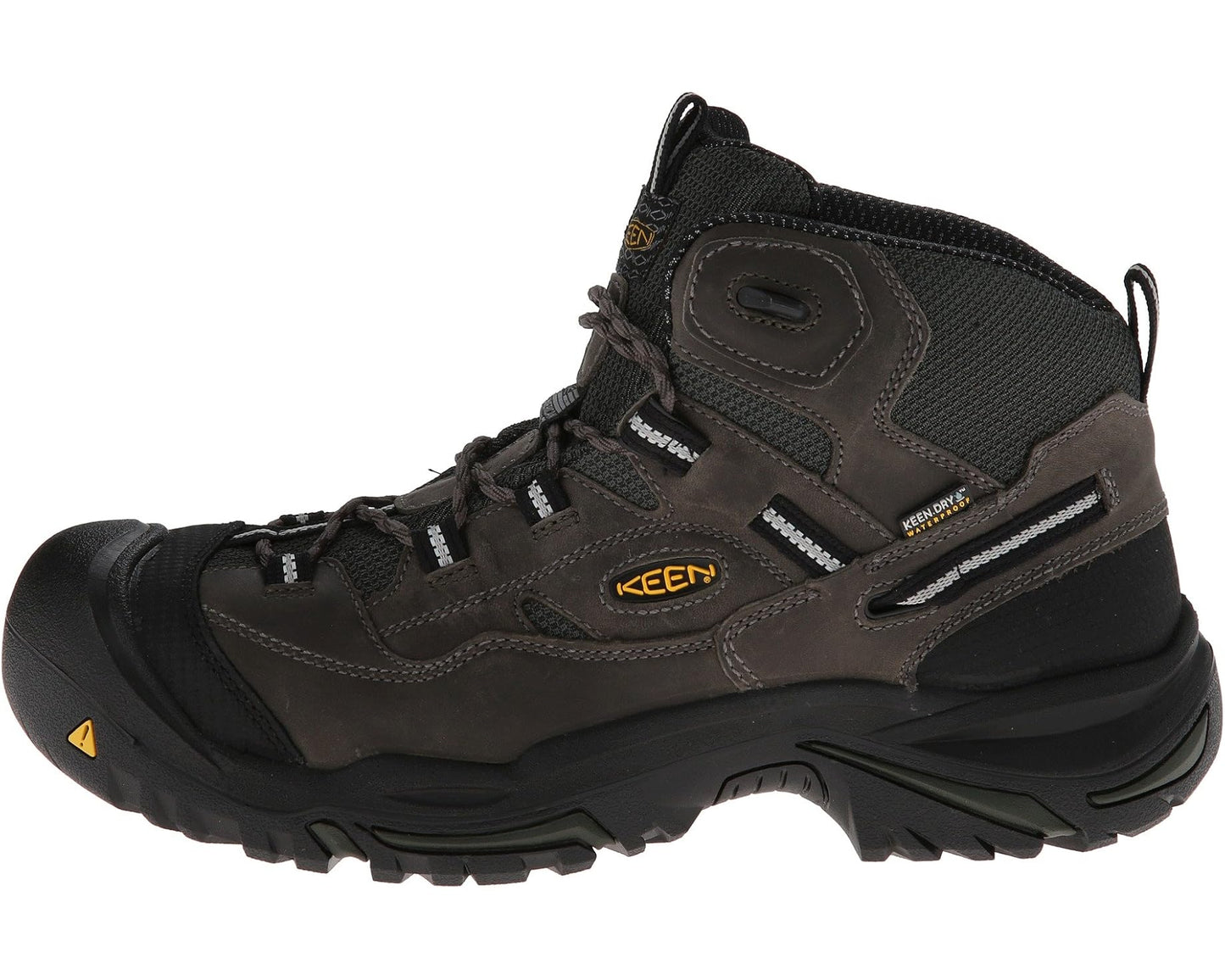 Men's KEEN Utility Braddock Mid Waterproof (Steel Toe) Gargoyle/Forest Night