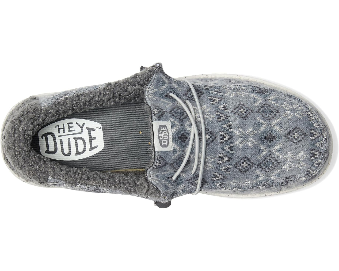 Men's Hey Dude Wally Sweater Monument Grey/Multi