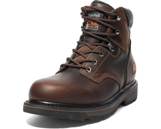 Men's Timberland PRO 6 Pit Boss Soft Toe Brown