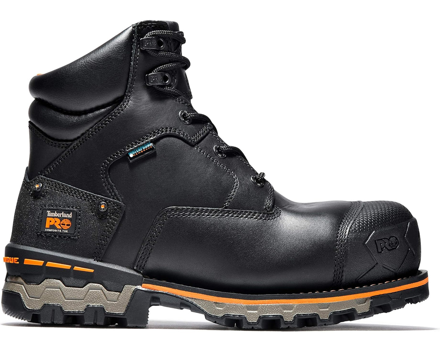 Men's Timberland PRO Boondock 6 Composite Safety Toe Waterproof Black-2024 NEW