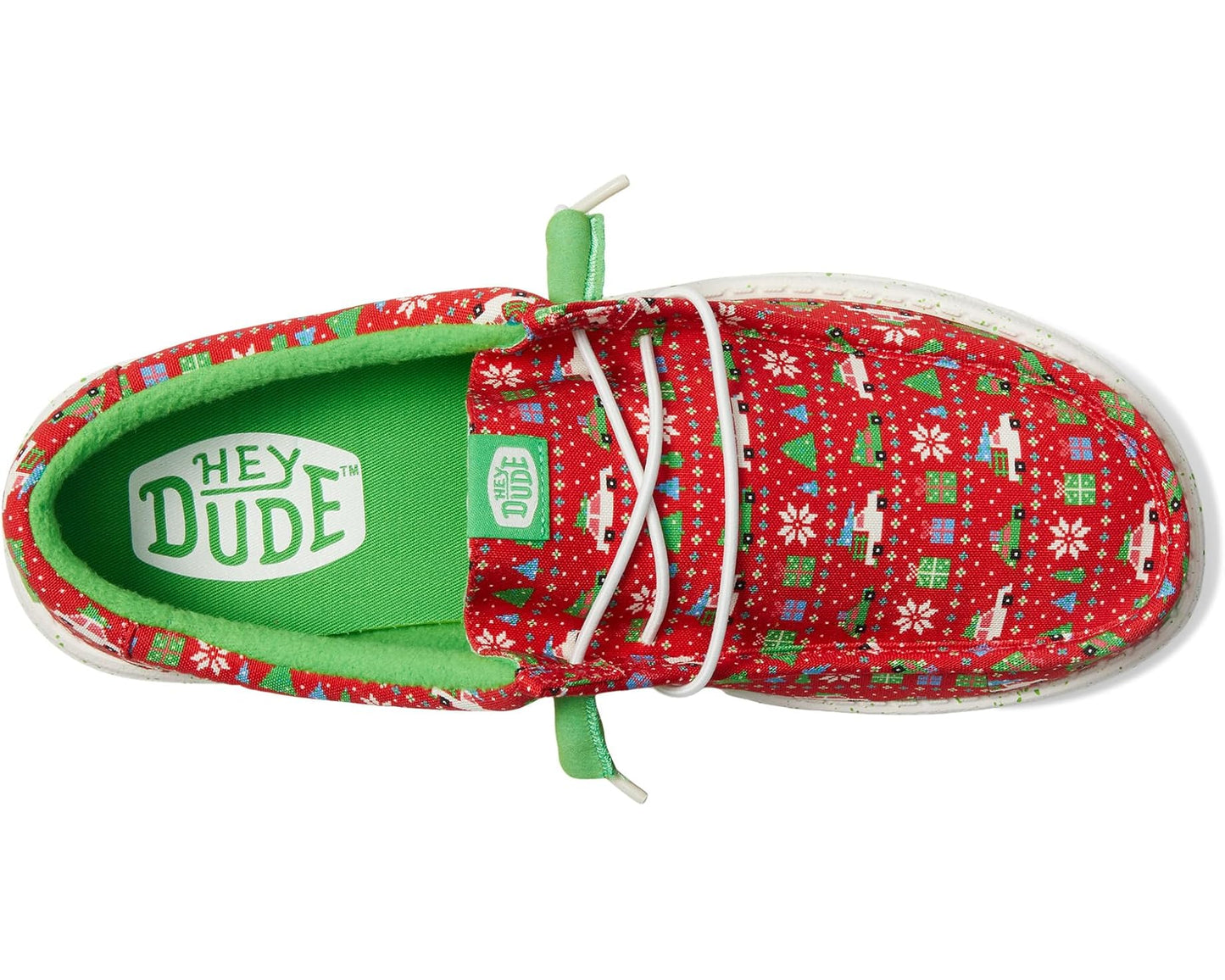 Men's Hey Dude Wally Holiday Sweater Red/Green/Multi