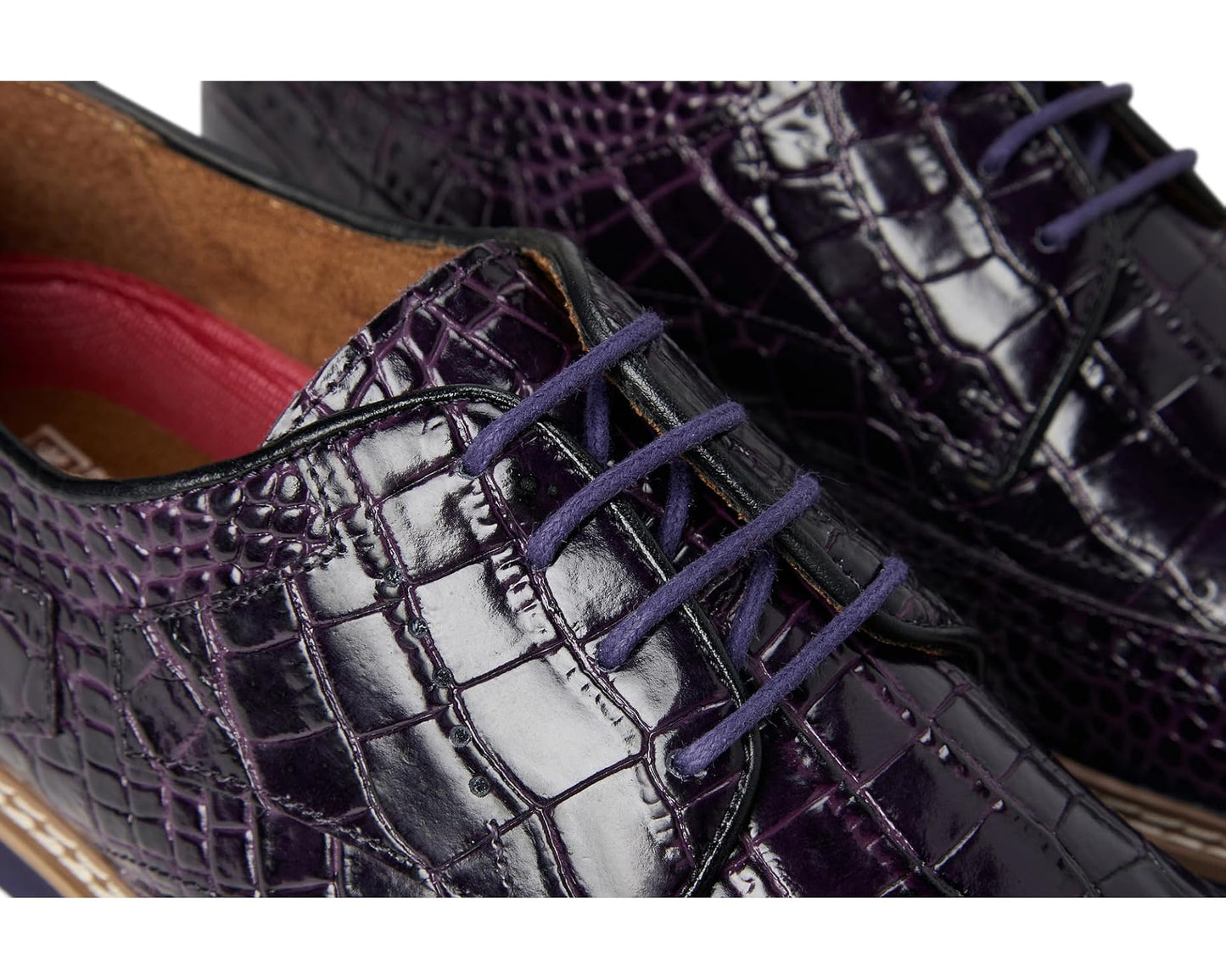 Men's Stacy Adams Alario Wingtip Oxford Purple