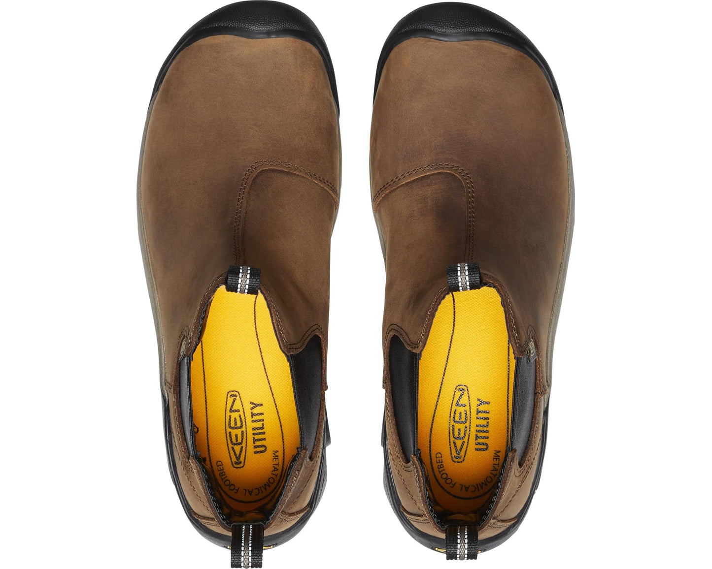 Men's KEEN Utility Lansing Chelsea Steel Toe Dark Earth/Brindle