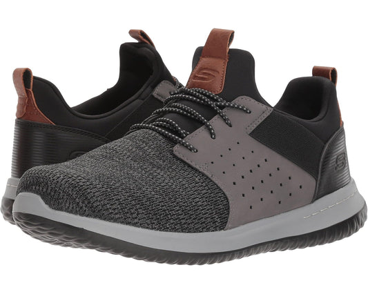 Men's SKECHERS Classic Fit Delson Camben Black/Gray