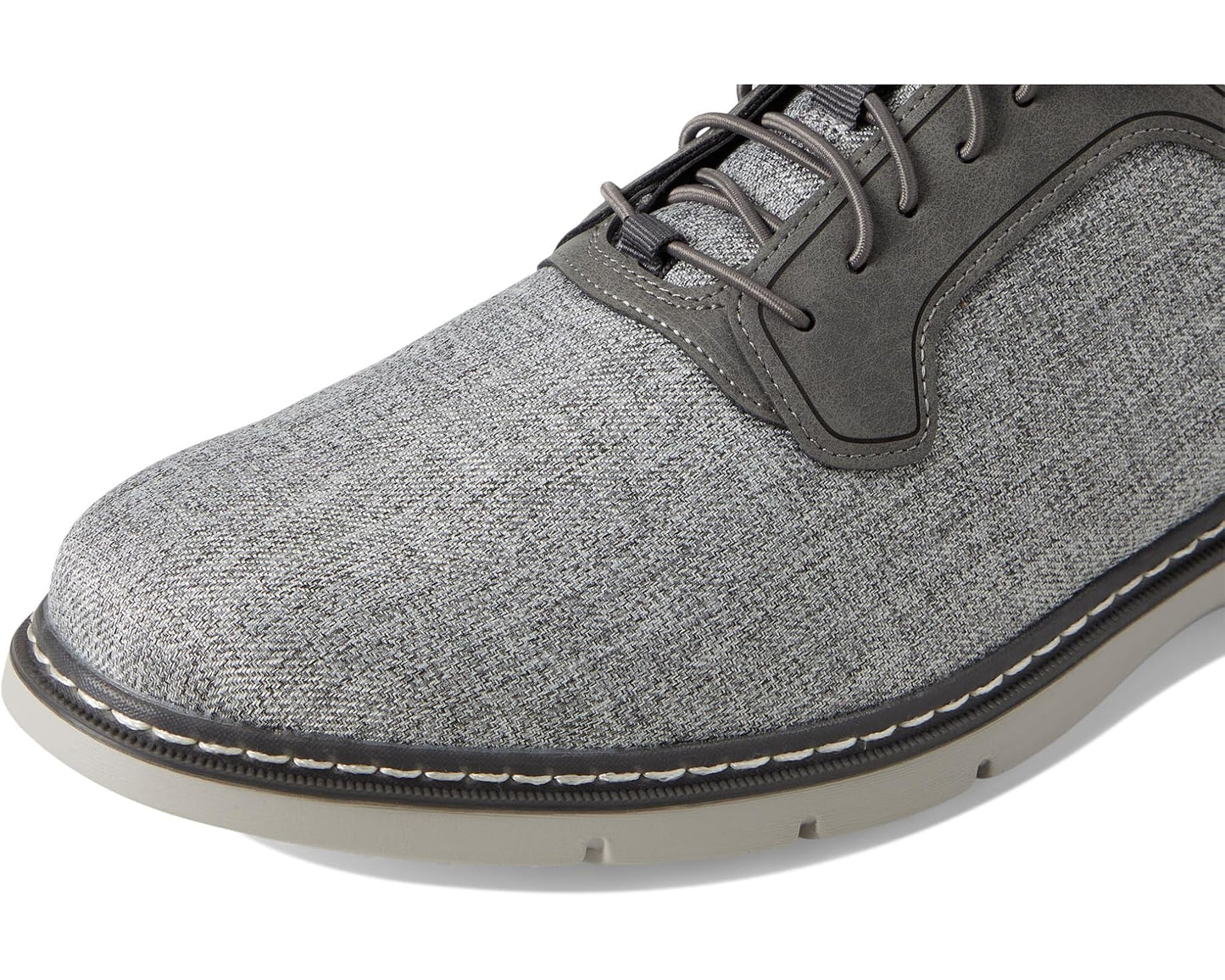Men's Stacy Adams Scanlan Elastic Lace Gray Multi