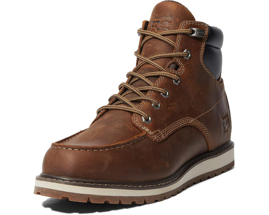 Men's Timberland PRO Irvine Wedge 6 Soft Toe Cathay Spice Brown2024 NEW