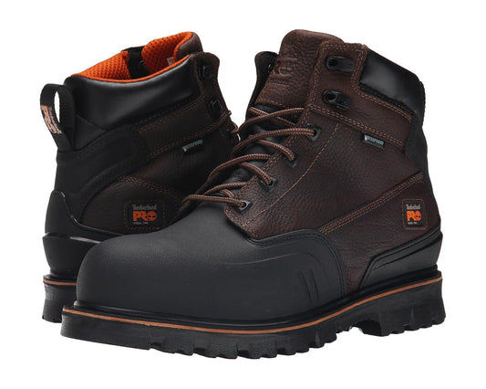 Men's Timberland PRO 6 Rigmaster XT Steel Safety Toe Waterproof Brown