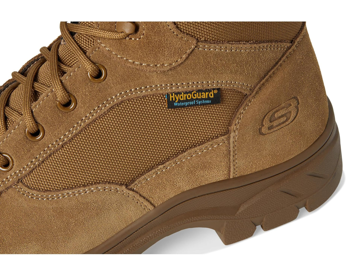 Men's SKECHERS Work Wascana - Baylan Comp Toe Boots Coyote