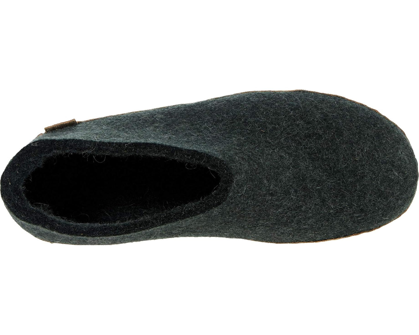 Unisex Glerups Wool Shoe Leather Outsole Forest