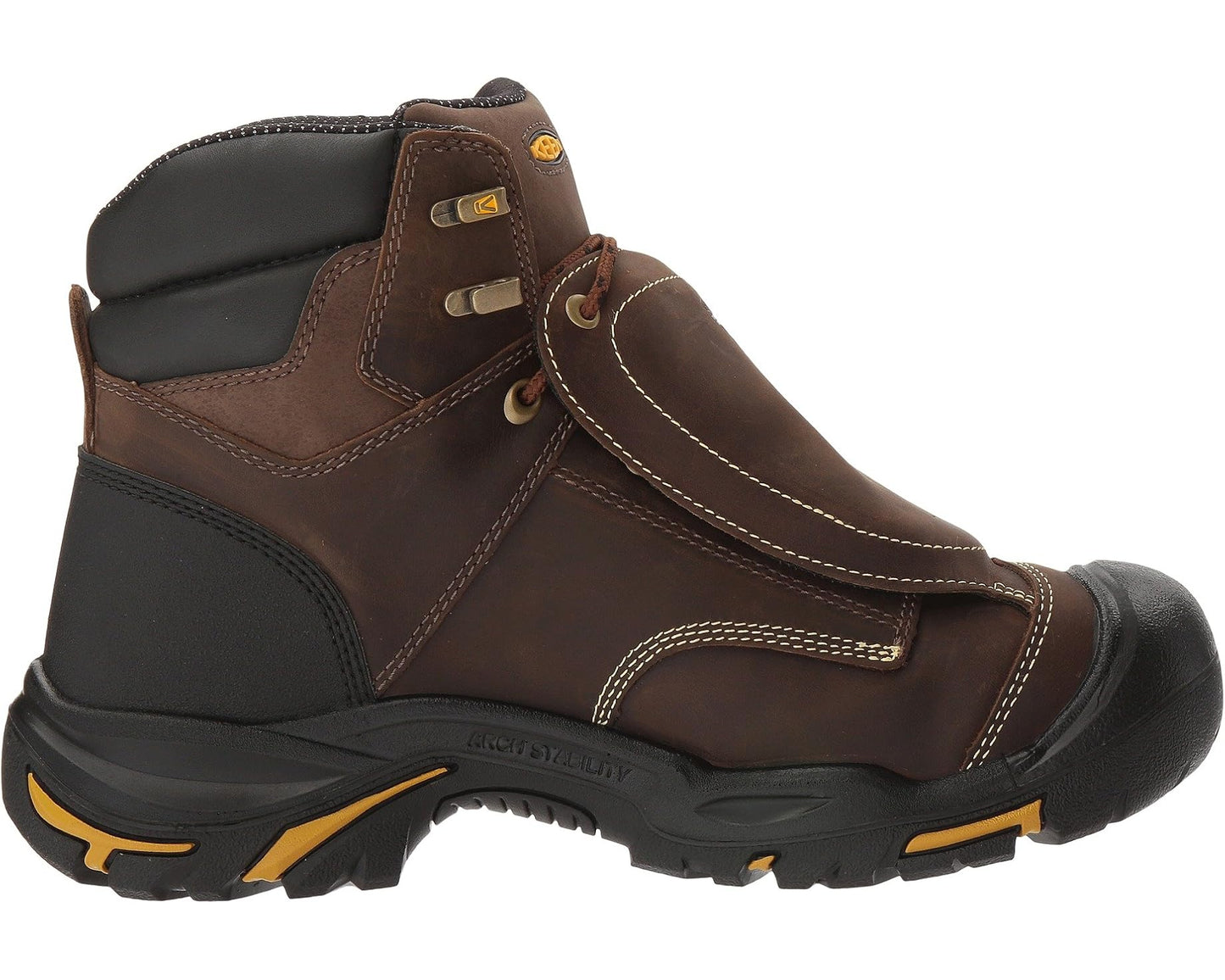 Men's KEEN Utility Mt. Vernon 6 External Met (Steel Toe) Cascade Brown/Tawney Olive