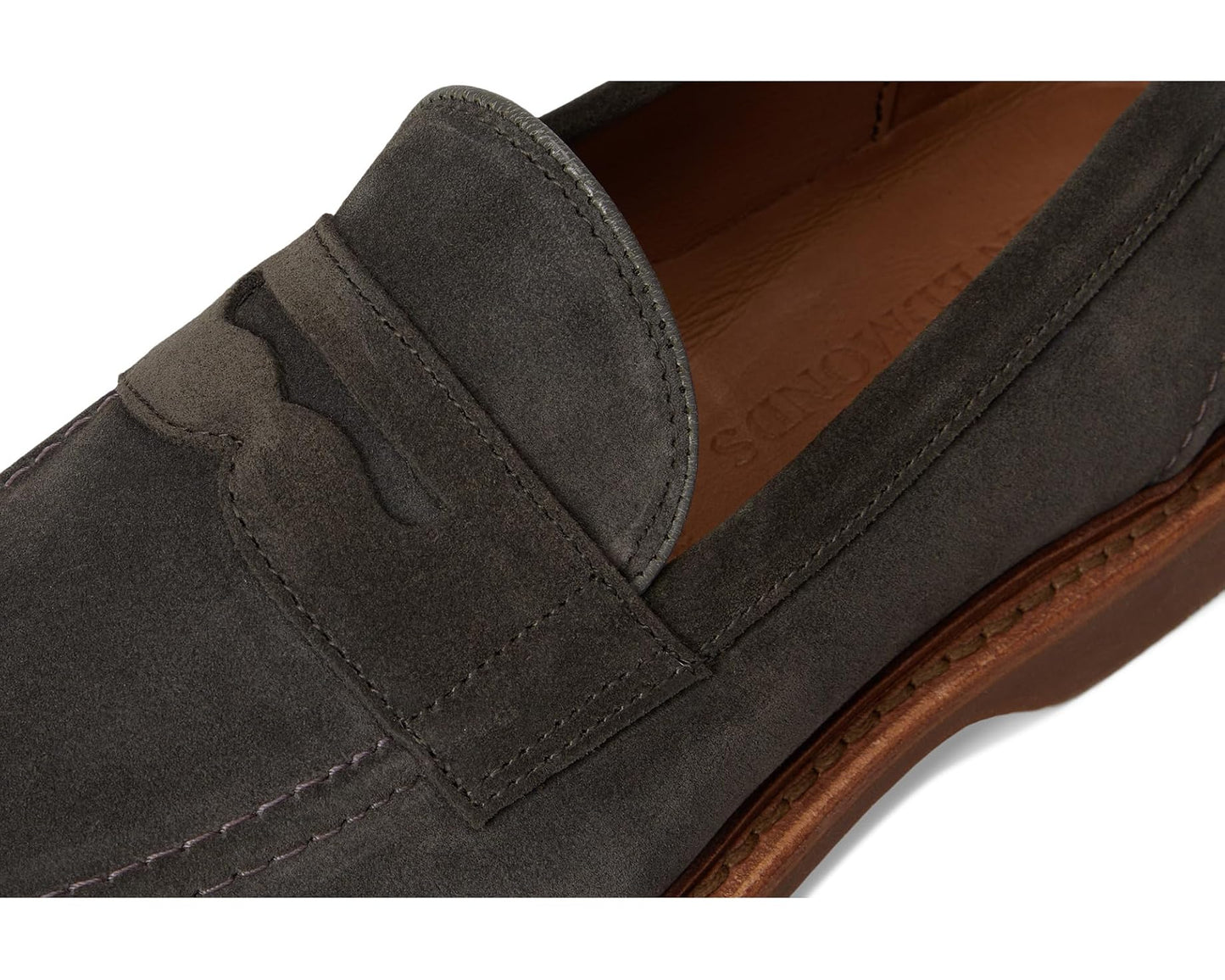 Men's Allen Edmonds Rand Verse Loafer/Moc Shoes Dark Grey